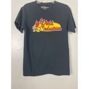 World Industries The Devil Man Black Shirt Size Small